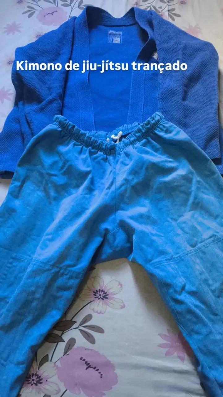 Kimono de Jiu-Jitsu Trançado Azul