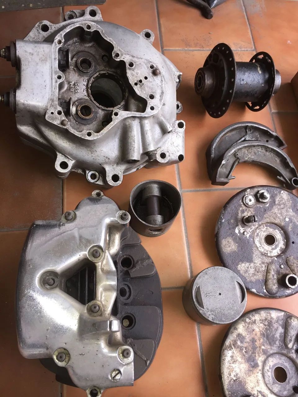 Peças Moto antiga Norton 500 mono