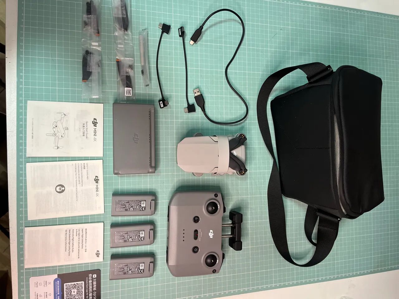 Drone DJI Mini 4K Fly More Combo (Sem tela) BR - com caixa 64297979229955121