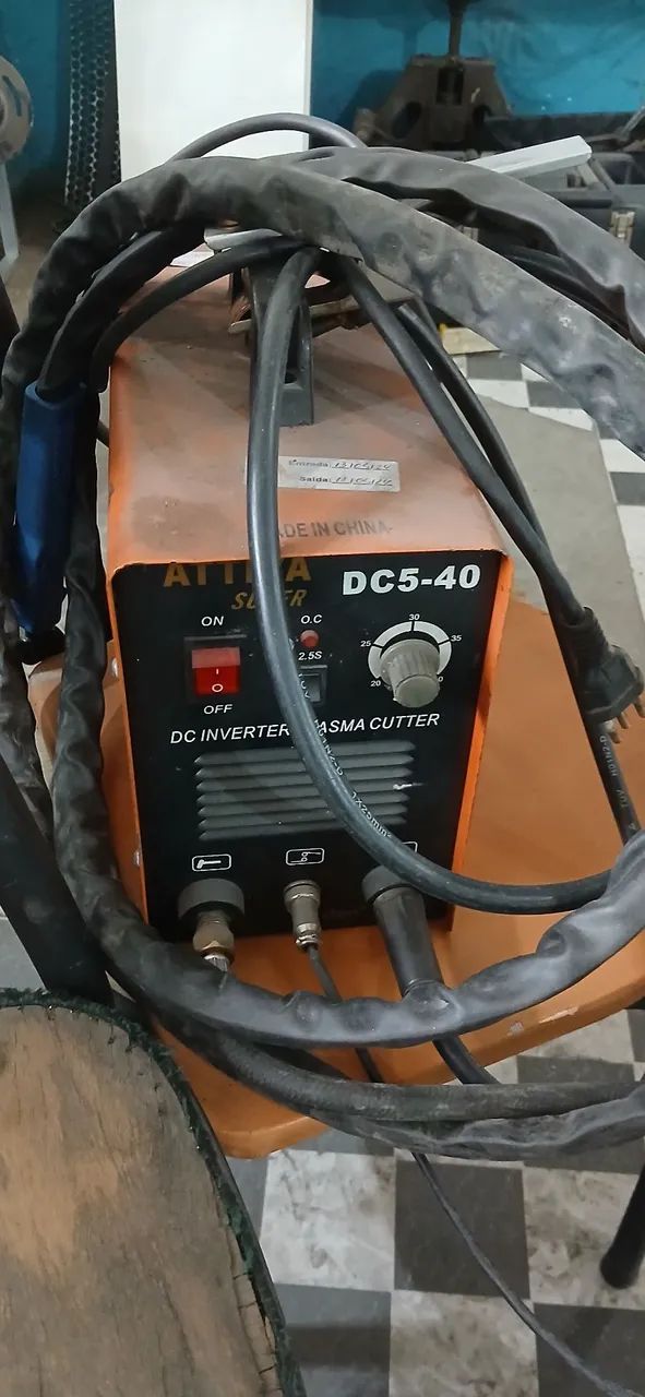 Compressor Schulz msv 10vl/200l 2hp 1 estágio + Plasma Attiva Super DC5-40 - Foto 2