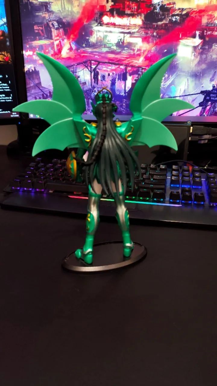 Action figure do Shiryu de Dragão armadura Divina dos Cavaleiros do Zodíaco - Foto 2