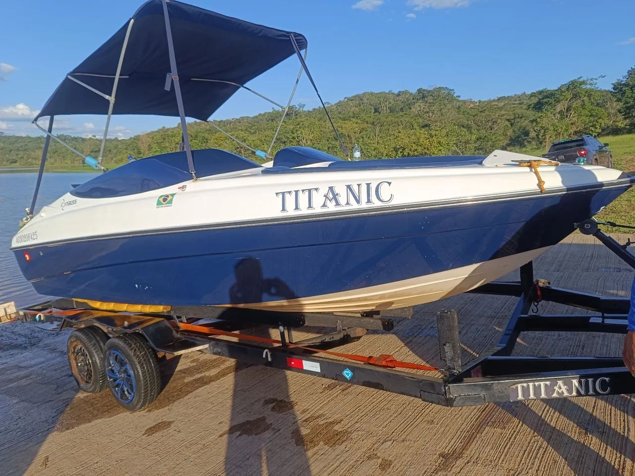 Lancha 17 pés super conservado motor 150 Hp Mercury - Foto 8