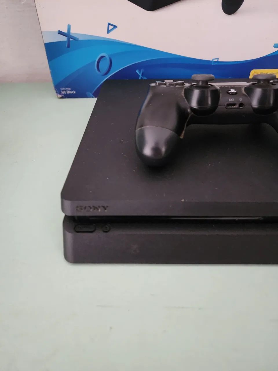PS4 SLIM + CONTROLE ORIGINAL  - Foto 3