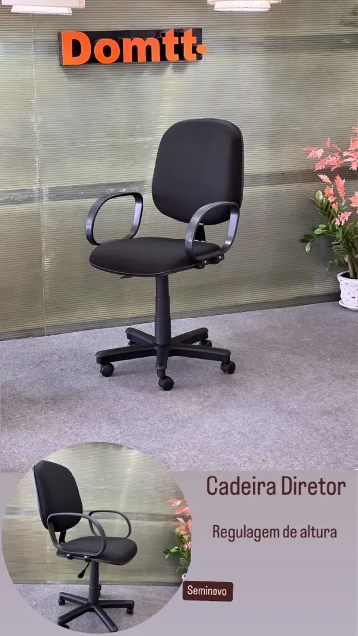 Cadeira de Escritório Diretor Braço Corsa 