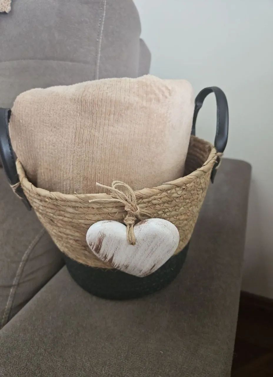 Cesto com manta - Foto 5