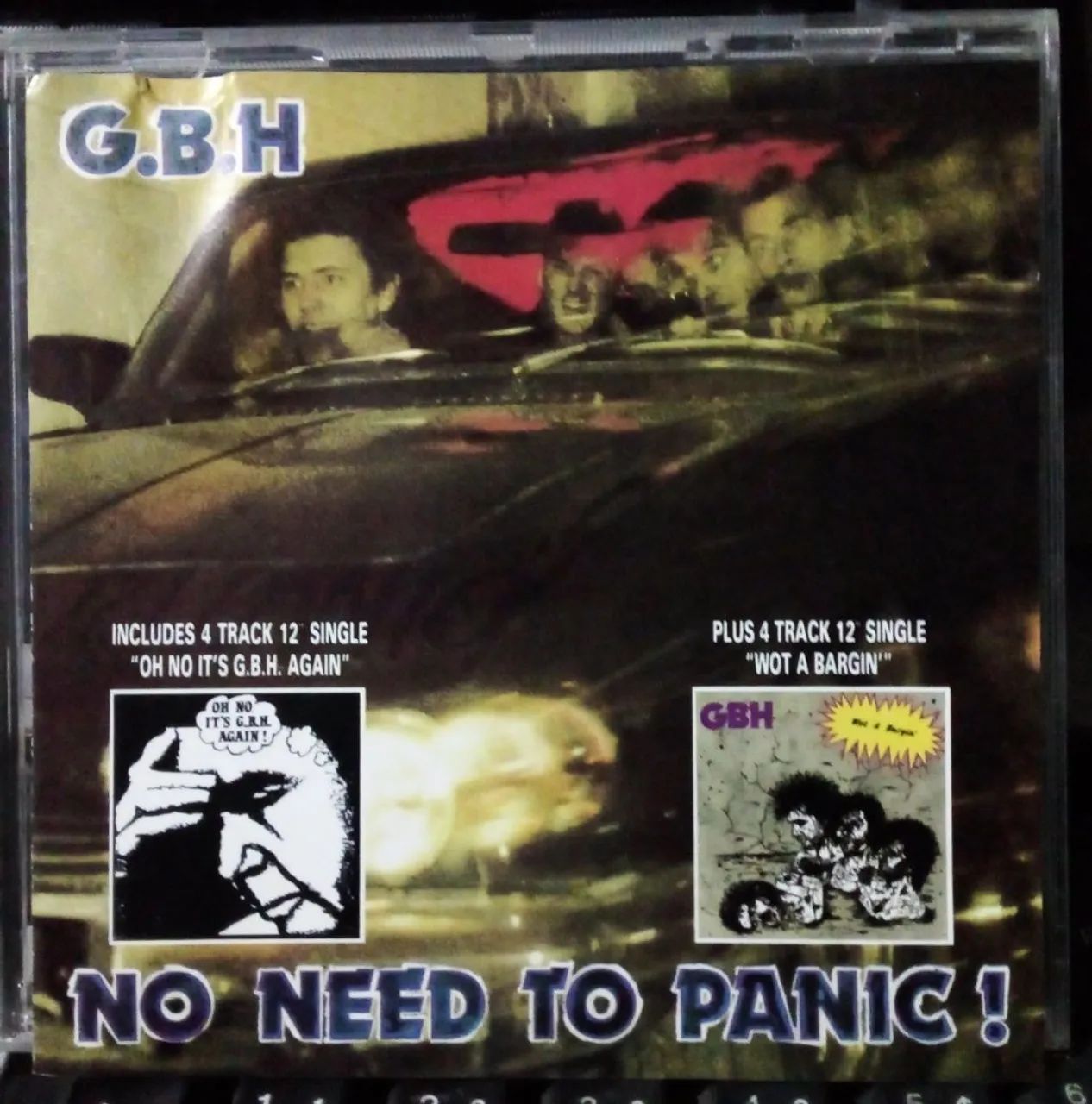 CD G.B.H. - No Need to Panic / Oh No It's G.B.H. again! / Wot a Bargin' 1991 Rough Justice