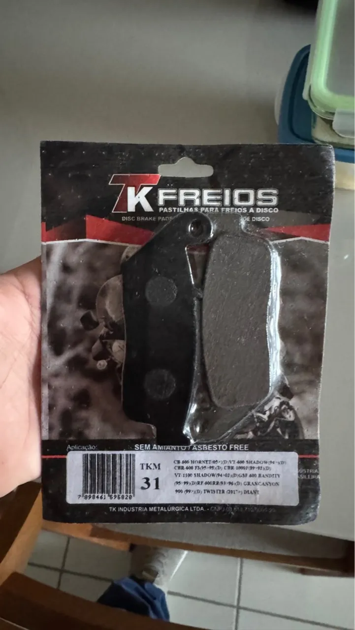 Pastilhas de freio honda Pcx e Sh150 e sh300
