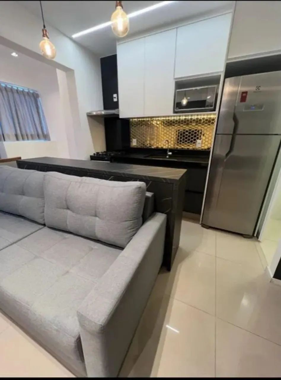 Alugo Flat Mobiliado e Decorado 47m2 1 Vaga Jardim Goiás - Goiânia - GO - Foto 5