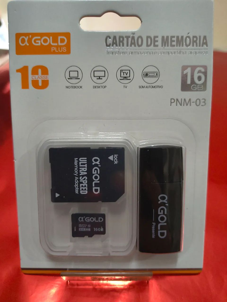 Cartão de Memória 16GB PNM-03 - A'Gold