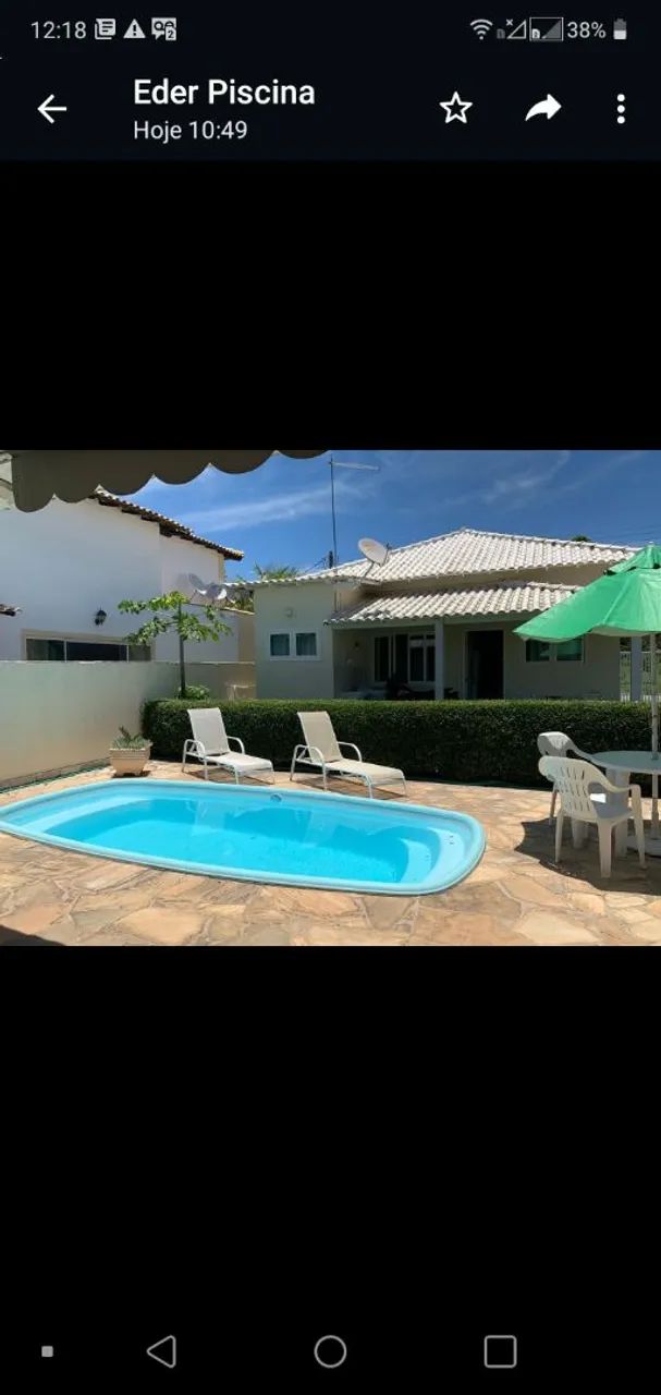 Cabo Frio Peró Piscina e Churrasqueira.