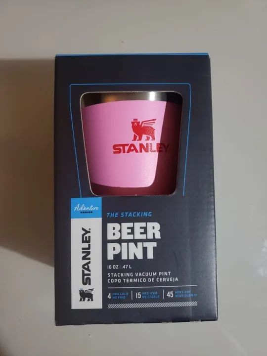 Copo Térmico de Cerveja Stanley Cotton Candy | 473ML