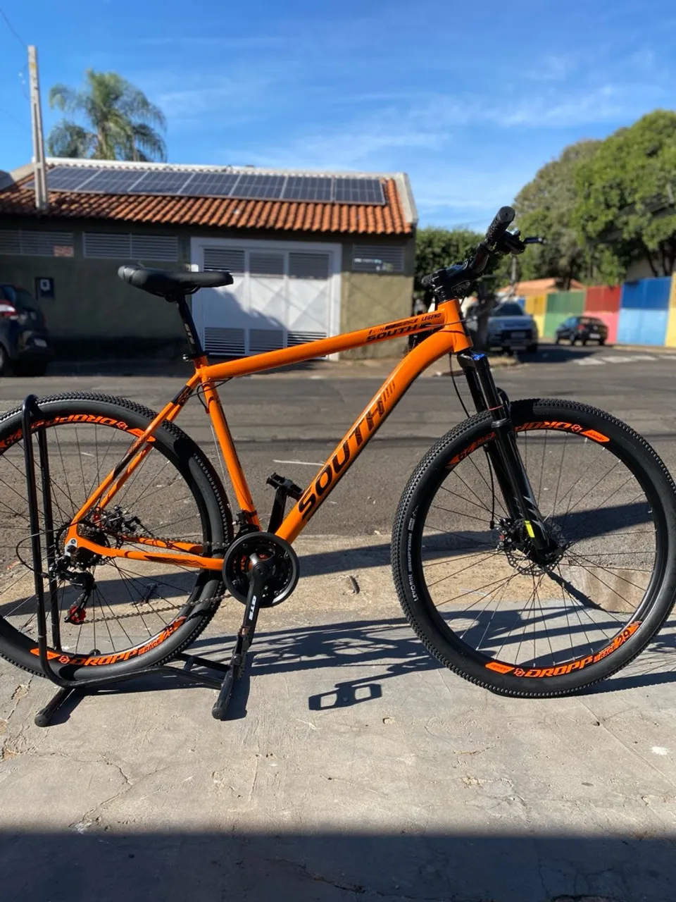 Bicicleta Aro 29 South Legend Laranja - Perfeita para Aventuras!