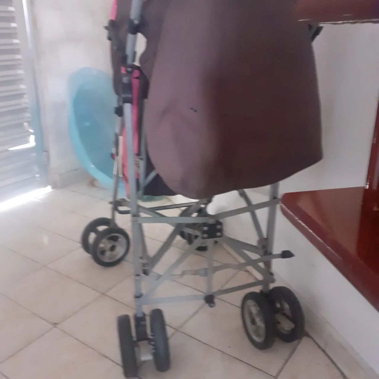 Carrinho de Bebê Rosa - Foto 5