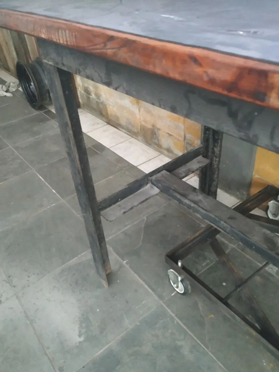 Bancada para oficina super resistente madeira maciça - Foto 2