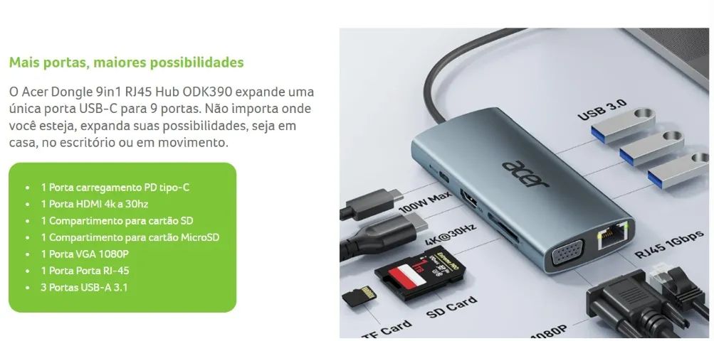 Acer Dongle Hub - Foto 2