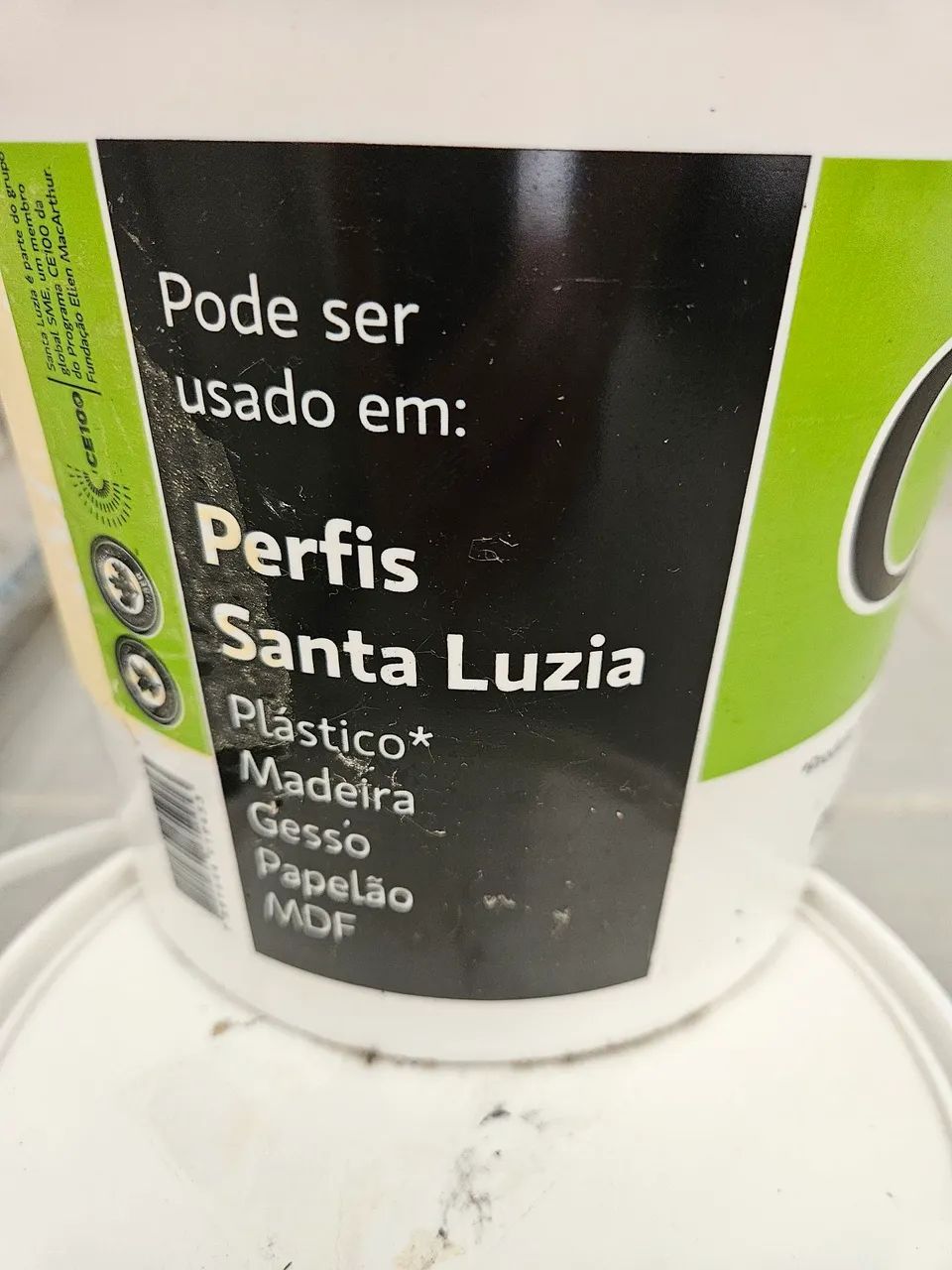 Cola/Adesivo Tipo Cola Santa Luzia 5Kg - Cola para Rodapé Balde 5Kg Santa Luzia LACRADO!!! - Foto 4
