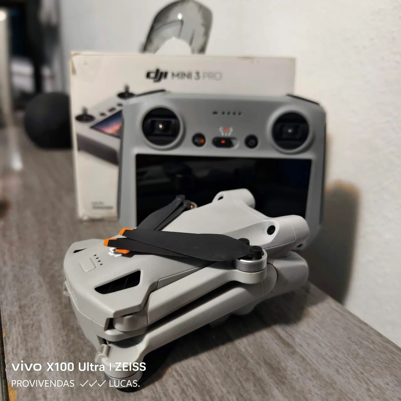 drone DJI Mini 3 Pro RC com câmera 4K cinza 5.8GHz 1 bateria ACT TROCA E CARTÃO. - Foto 3