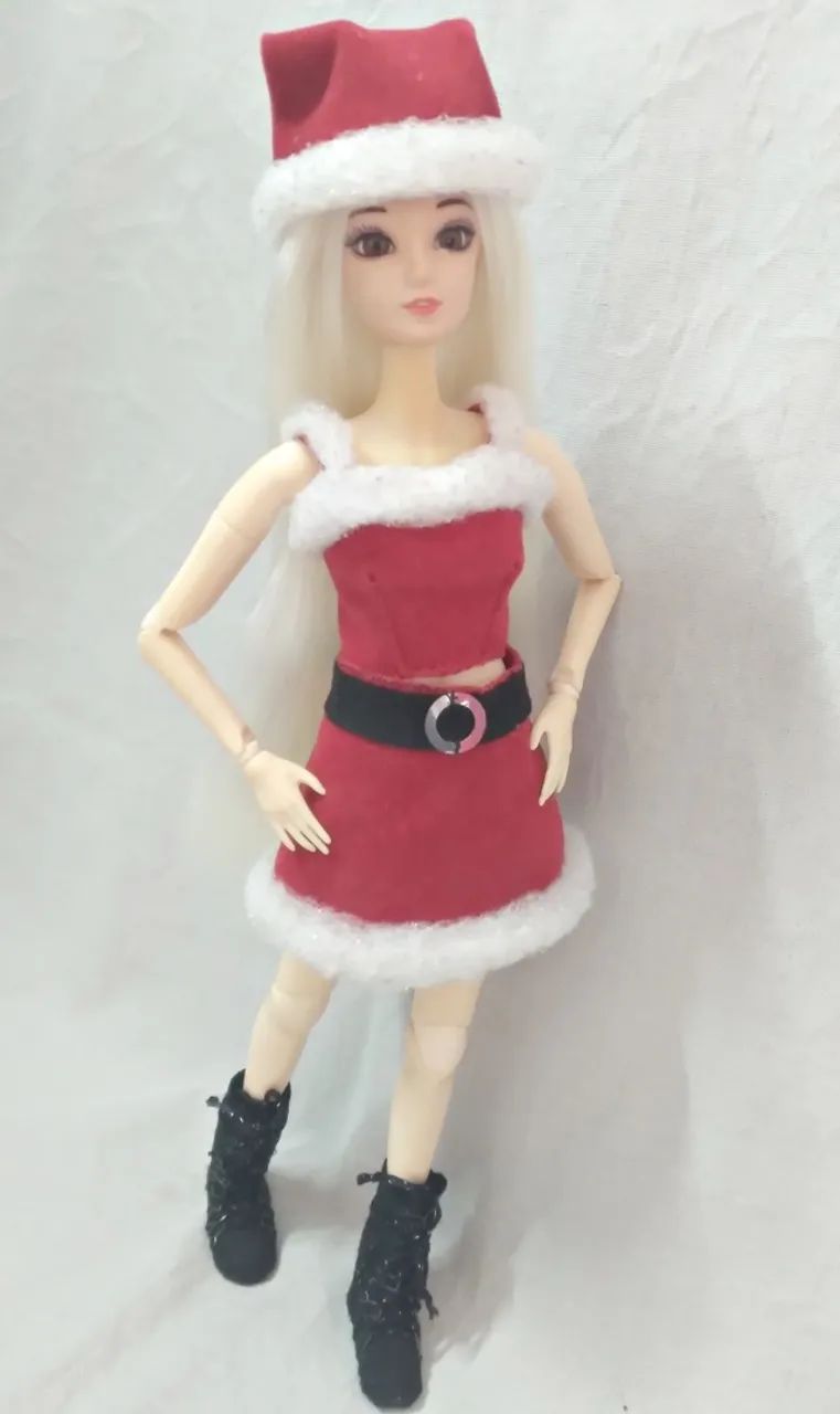 Roupa para boneca BJD 1/5 (36 cm) estilo Natalino - Foto 4