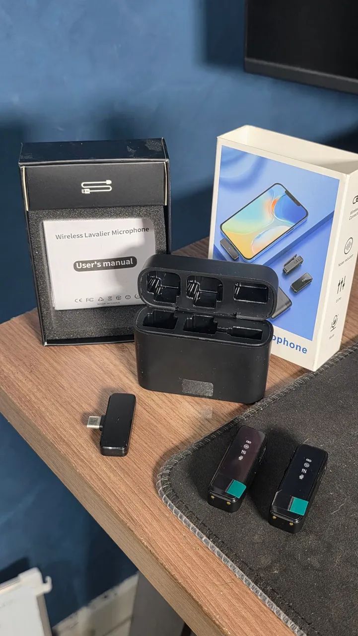 Microfone Lapela Sem Fio Wireless  - Foto 3