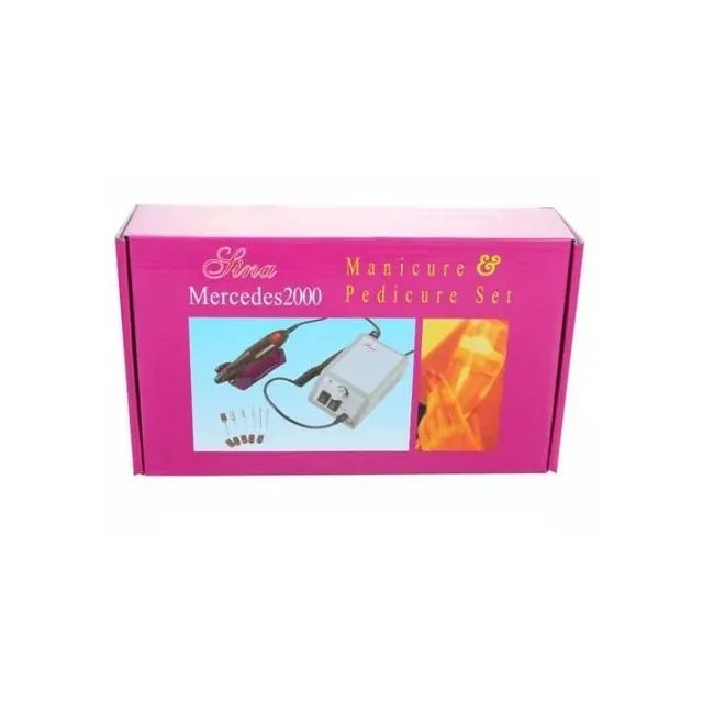 Lixadeira Lixa Motor De Unha Elétrica Profissional Mercedes 2000 - Foto 4