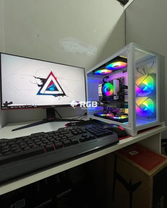 PC Gamer COMPLETO intel core i5 +RTX3060+ 1 ano de garantia e em até 12x