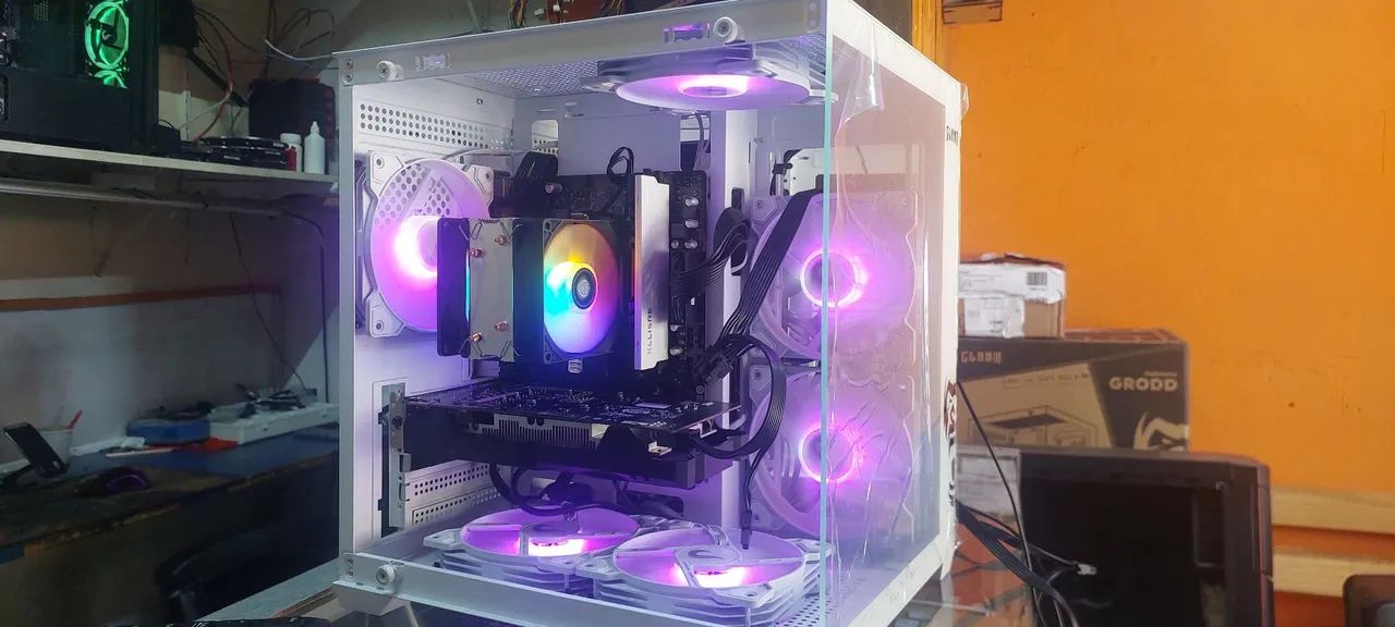 PC Gamer i5 10KF 4.8Ghz / 16GB/ SSD Nvme/ Aquário entrego parcelo 