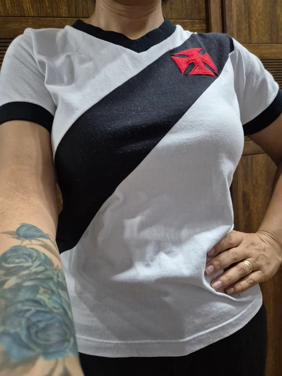 Camisa feminina Vasco  - Foto 4