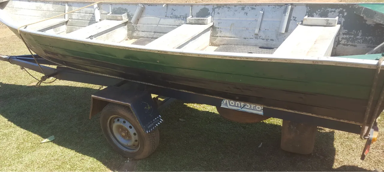 Barco de alumínio completo 