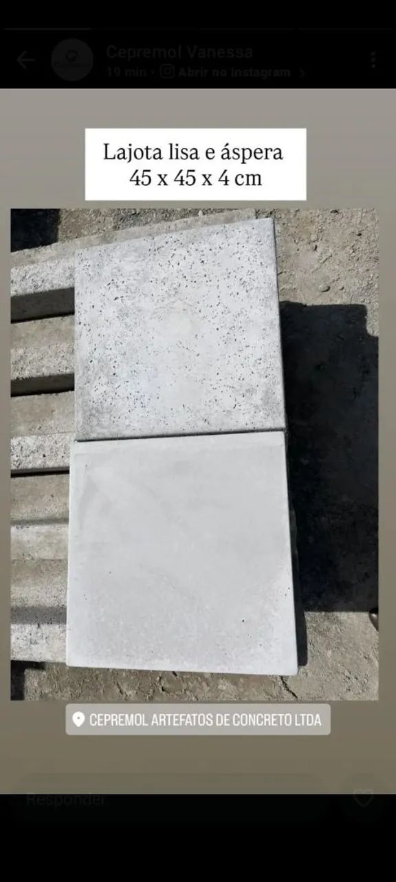 Lajota 45x45x5 direto da fábrica  - Foto 2