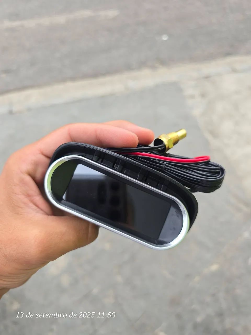 Sensor de Temperatura e Voltagem de Bateria Veícular 12V - Foto 4