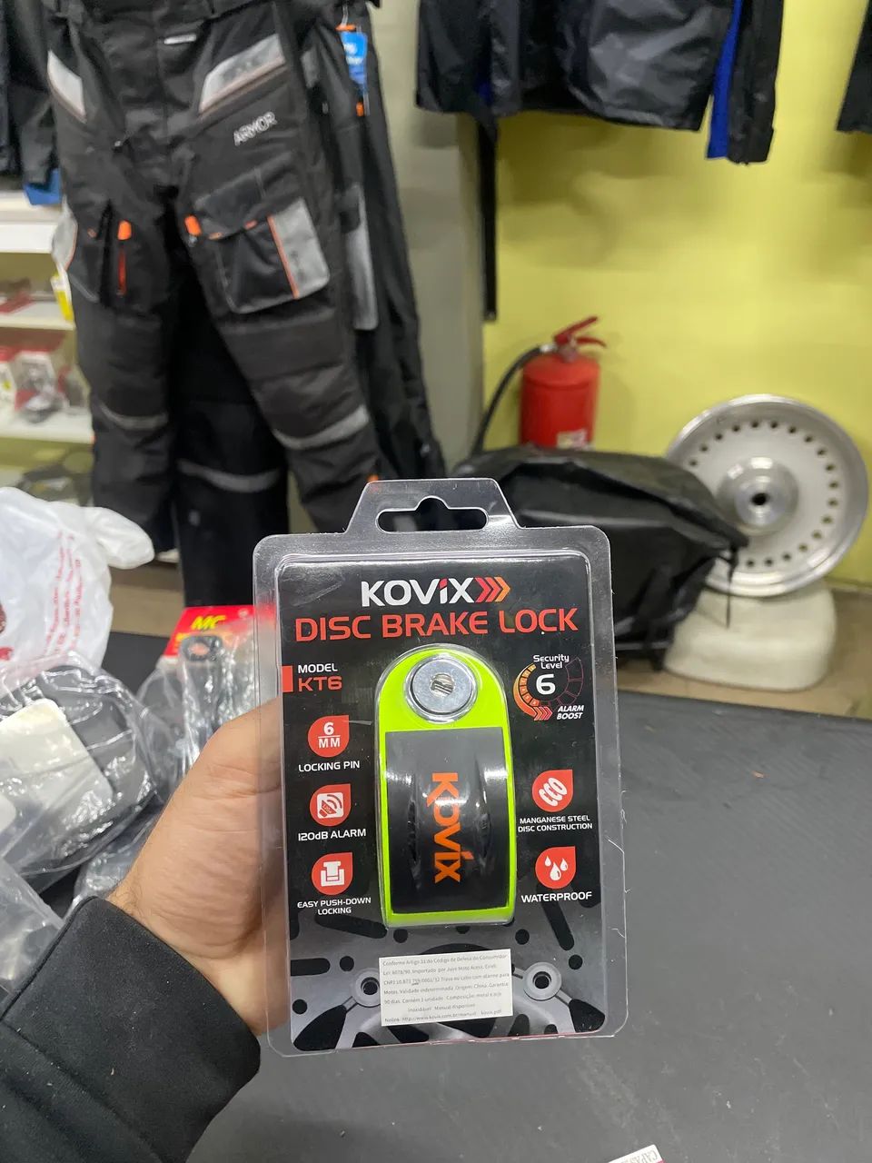 trava de disco com alarme Kovix KT6