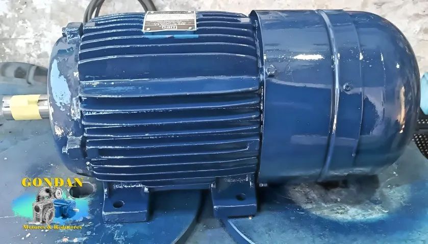 MotoFreio WEG 3cv/hp 2.2kw 6polos 1155rpm trifásico 220v 380v 440v com base de fixação - Foto 4