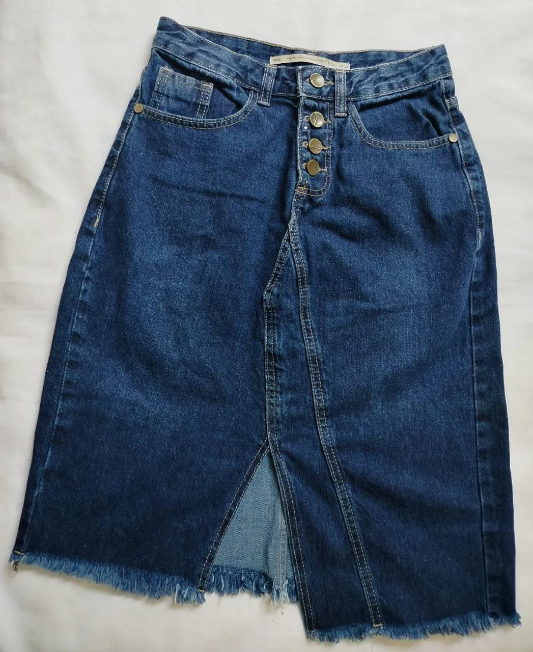 Saia Jeans Azul - Tamanho P