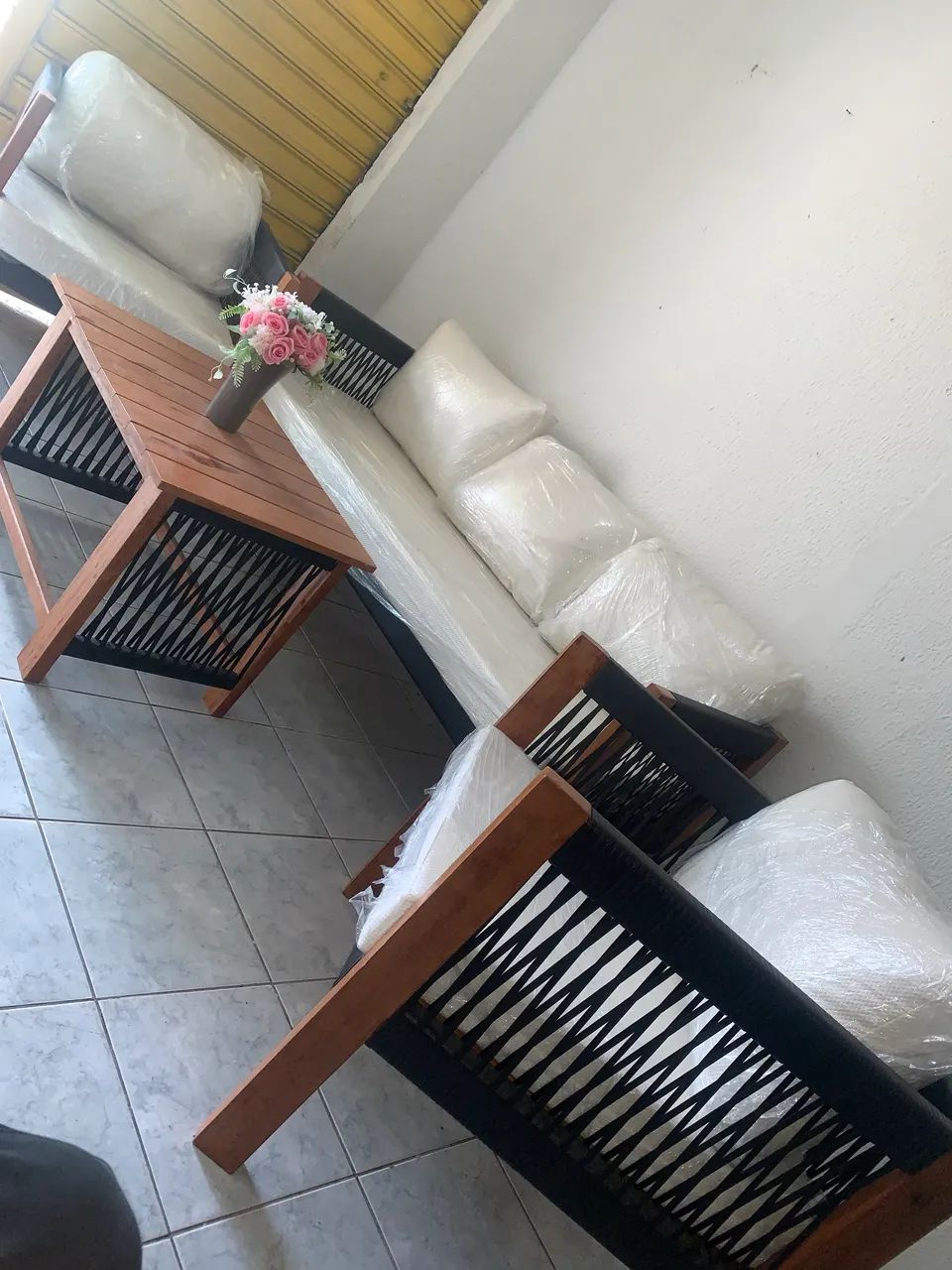 Conjunto de varanda sofá e poltronas - Foto 4