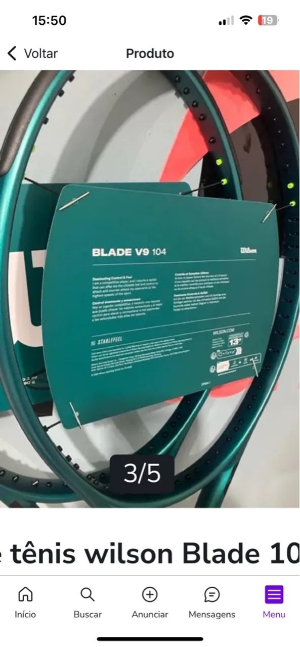 Raquete de Tênis Wilson Blade 104