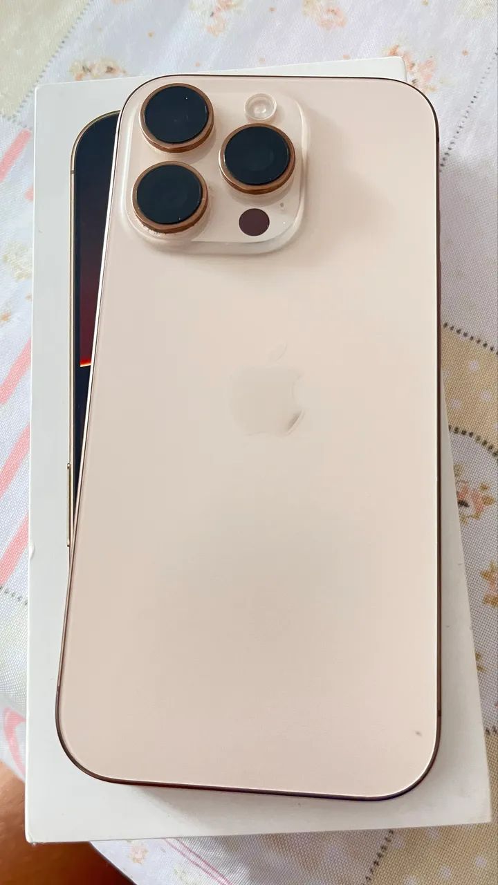 iPhone 16 Pro 128GB | TITANIUM Desert - Celulares e Smartphones