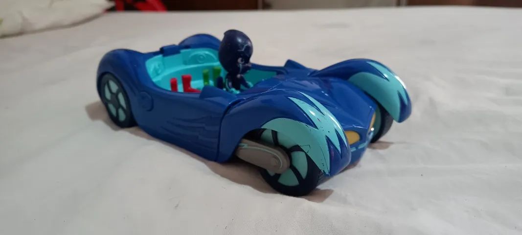 PJ Masks Night Ninja Com Carro Frog Box Som e Luz Pilha Inclusa  - Foto 2