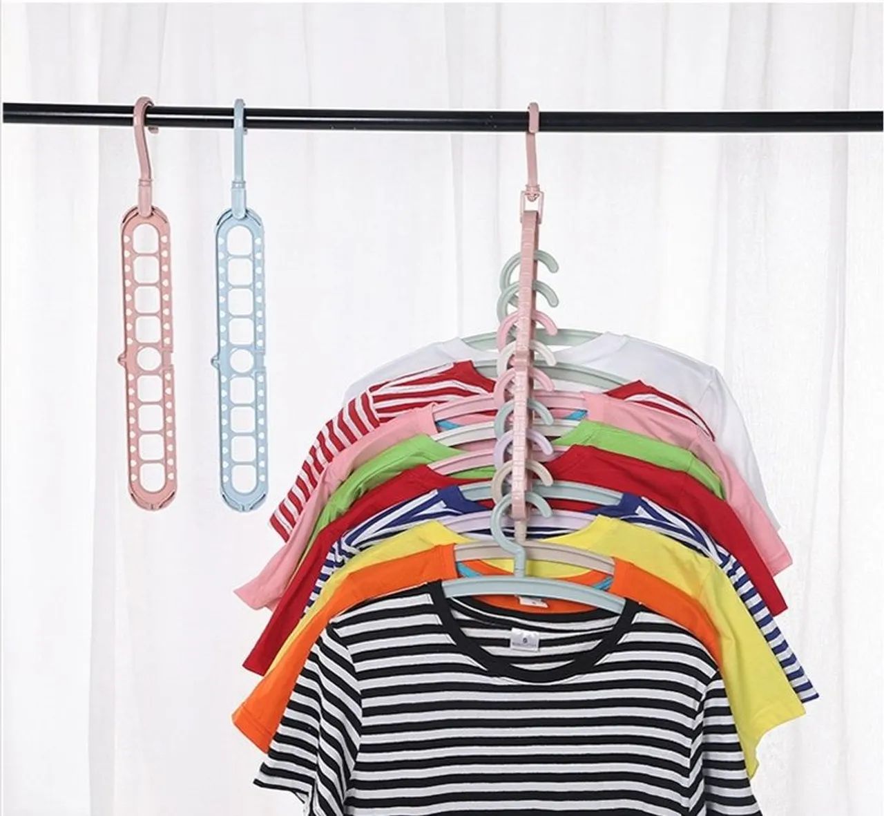 Cabides organizadores de roupas - Foto 4
