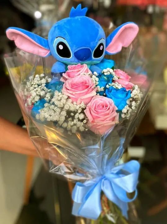 Buquê+Pelúcia Stitch ?