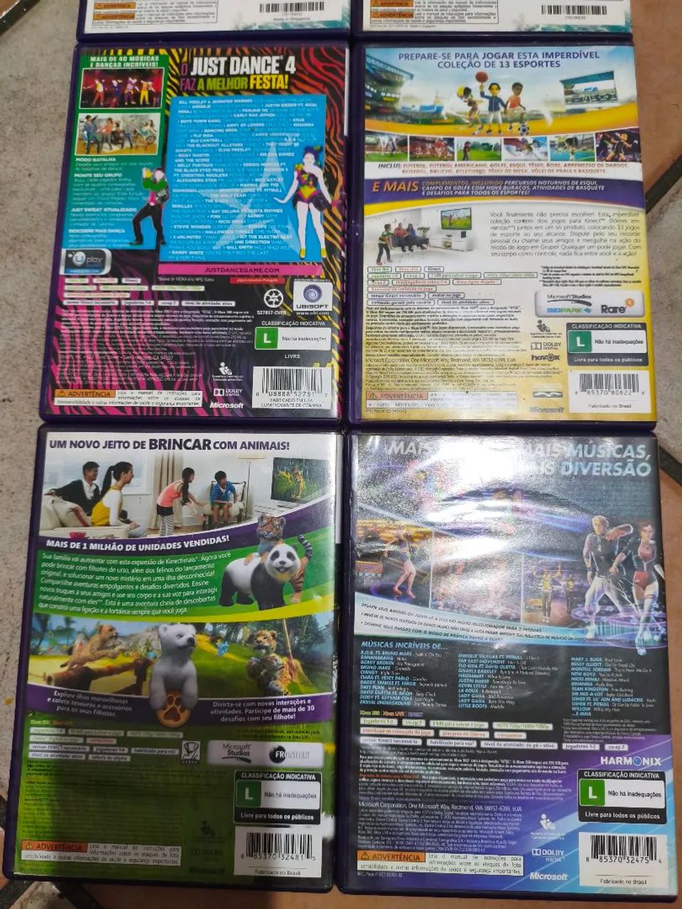 KIT KINECT XBOX 360 6 jogos + KINECT  - Foto 4