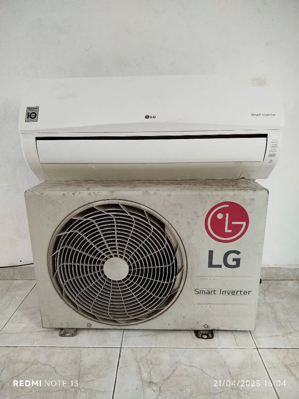 Ar-condicionado Split LG Smart Inverter 11.500BTUs