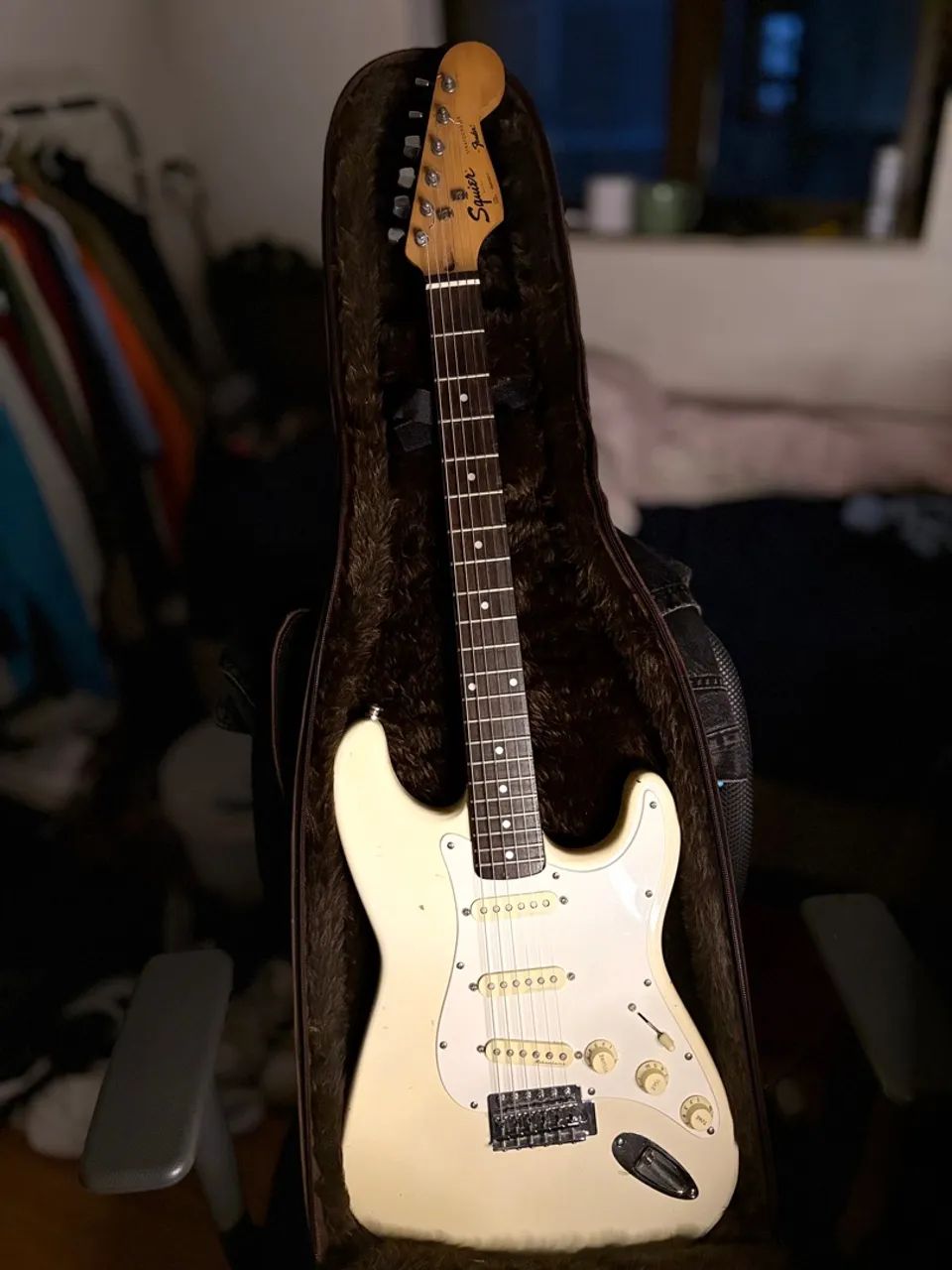 Guitarra Captadores Noiseless Fender Recondicionada - Squier - Foto 3