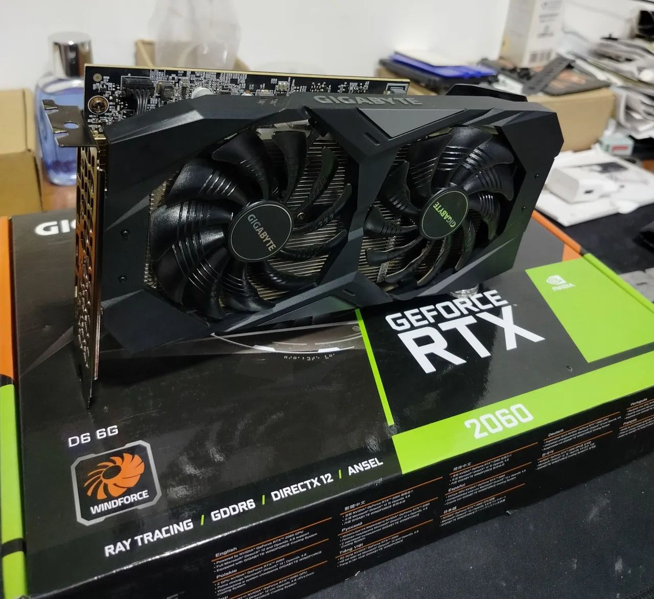 RTX 2060 Gigabyte 6GB. (Leia o anúncio).