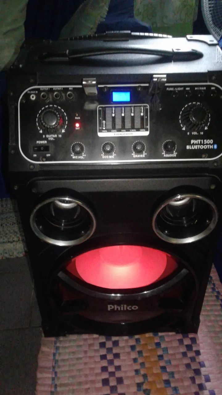 caixa de som amplificada 