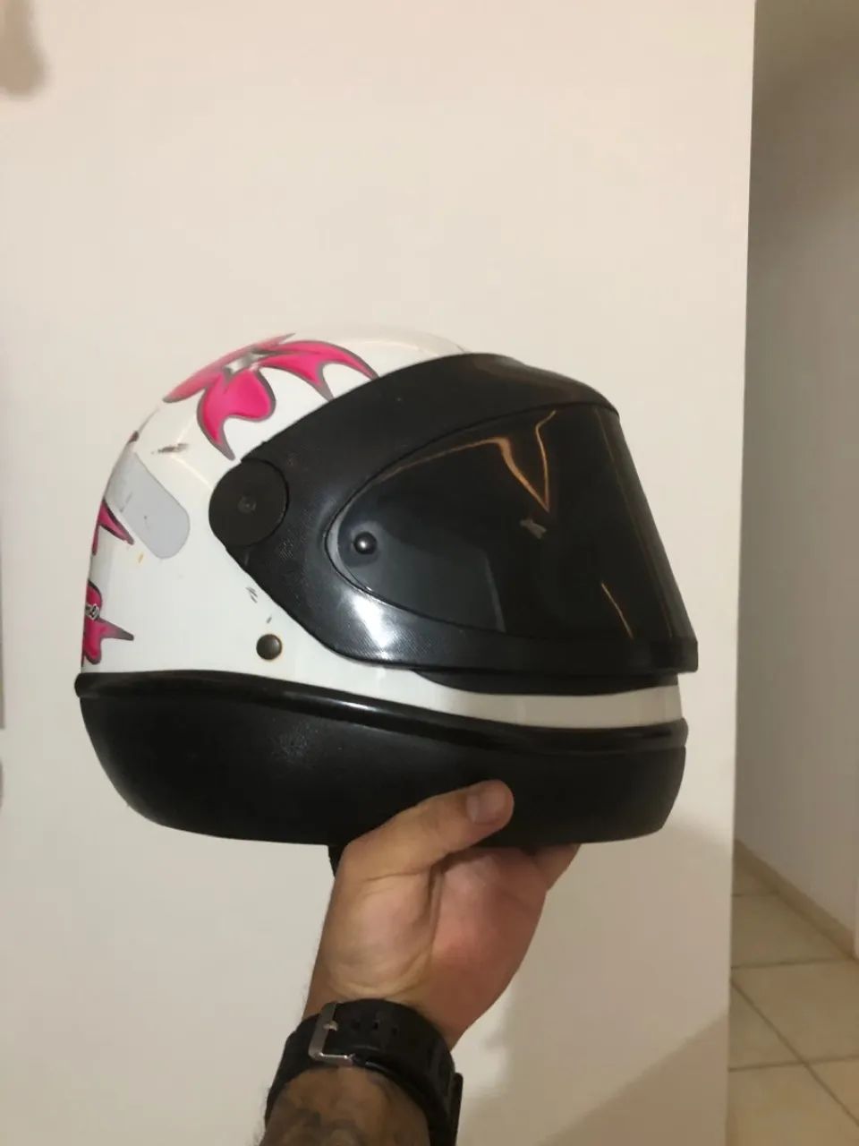 Capacete de segurança para motociclista