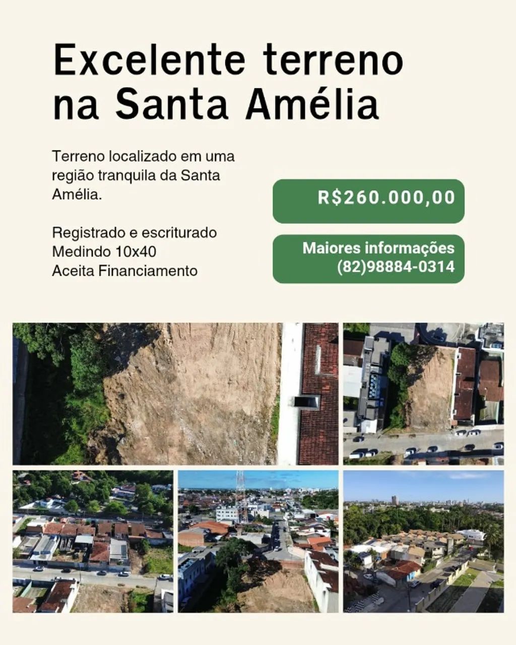 Excelente terreno na Santa Amélia