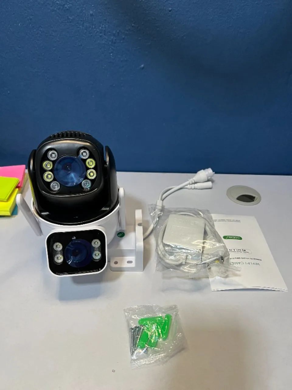 Câmera de Segurança COIBEU Wi-Fi 4K Ultra HD Dual Lens - Foto 5