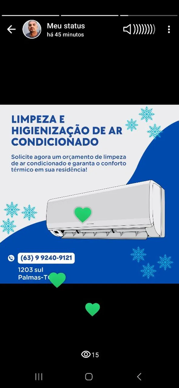 Limpeza e Higienização de Ar Condicionado