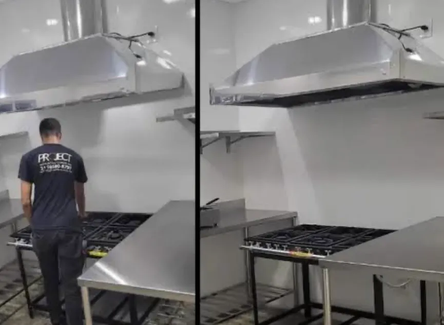Exaustor industrial para cozinha / coifa
