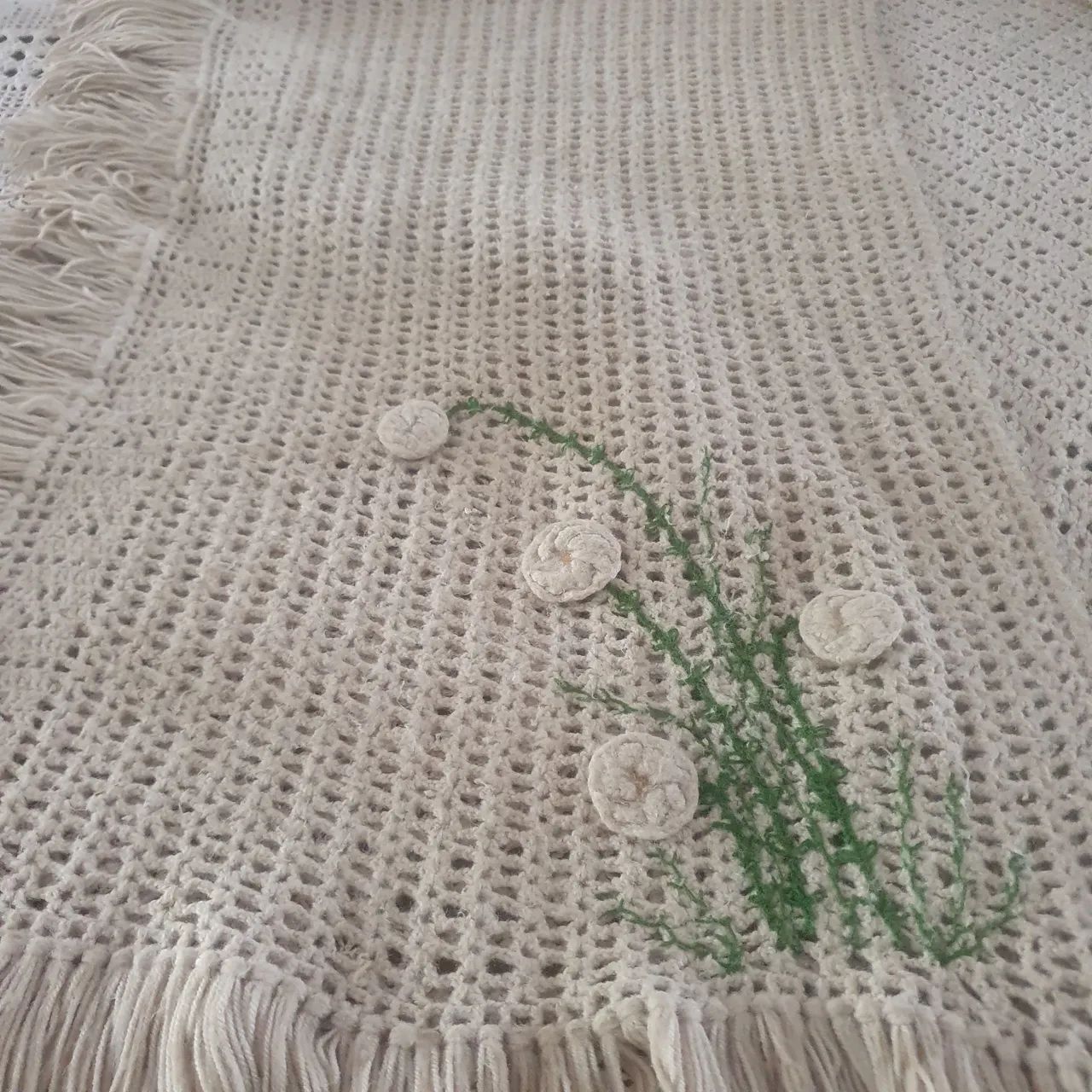 Xale e poncho de Crochê . Para vovós e mamães estilosas.  - Foto 4